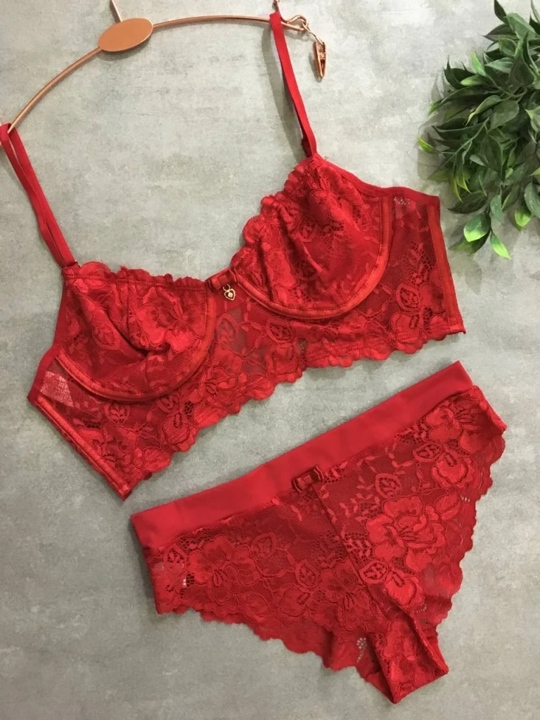Unpadded Lace Lingerie Set · view 4