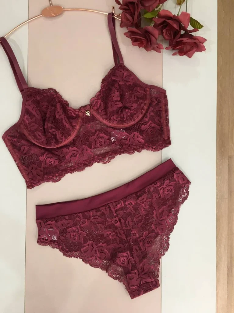 Unpadded Lace Lingerie Set · view 7