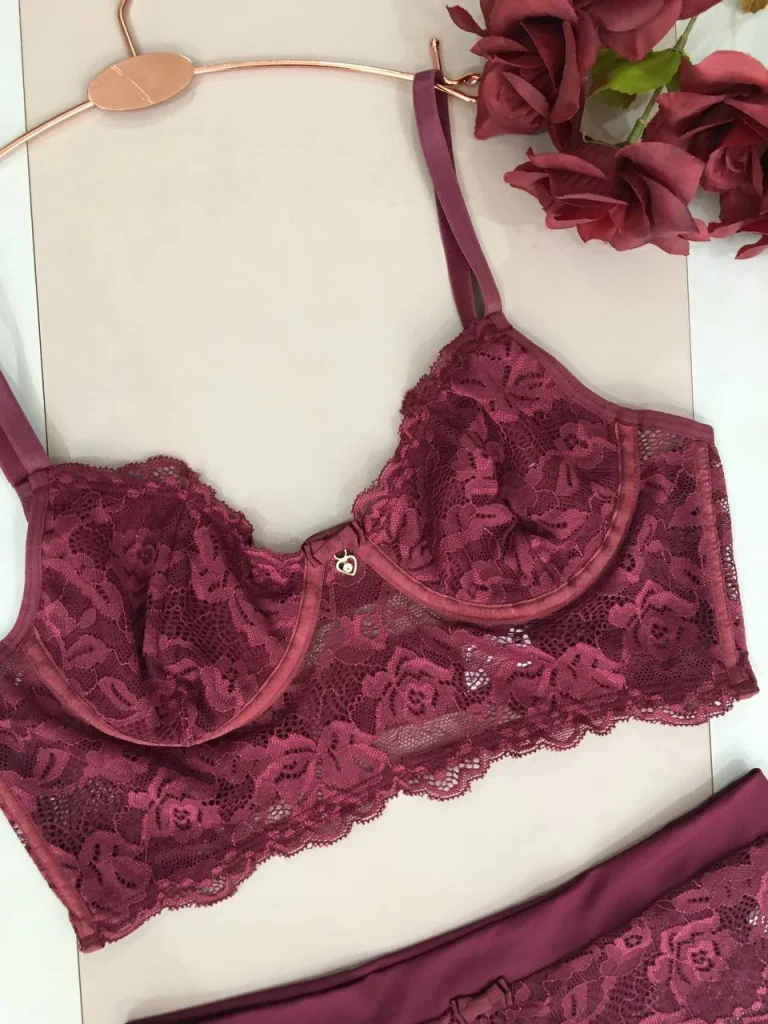 Unpadded Lace Lingerie Set · view 8