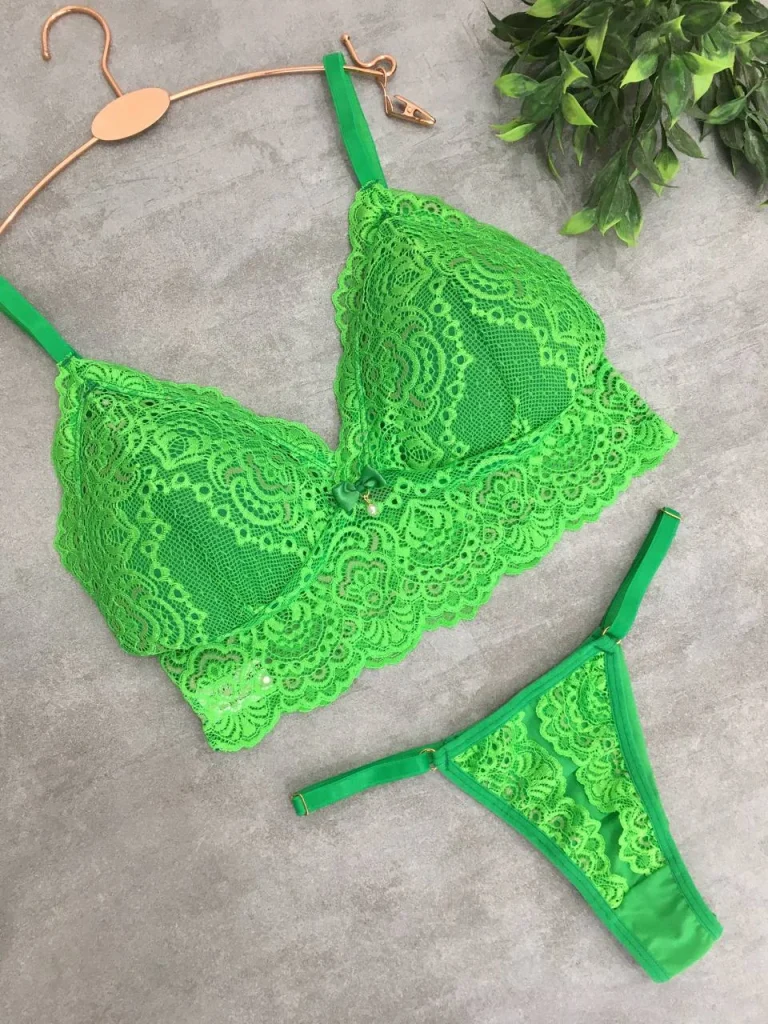 Removable-pad Lace Lingerie Set · view 11