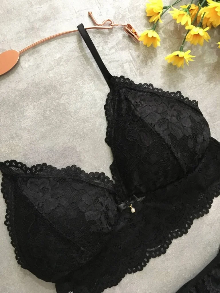 Removable-pad Lace Lingerie Set · view 14