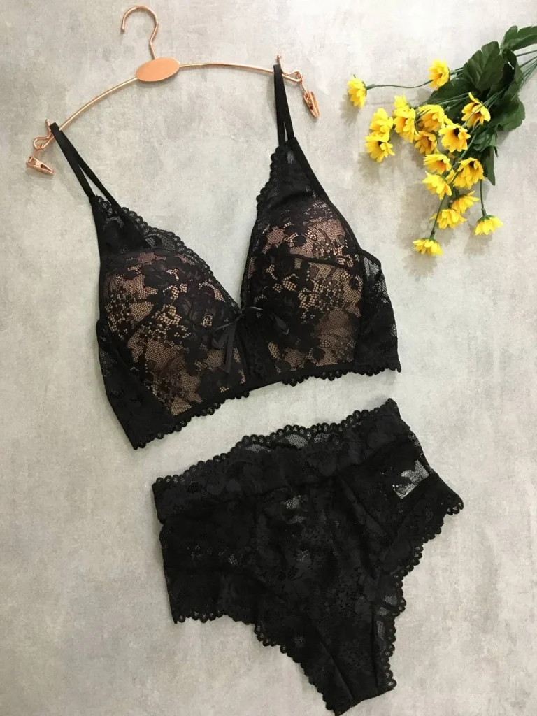 Plunge Lace Lingerie Set · view 8