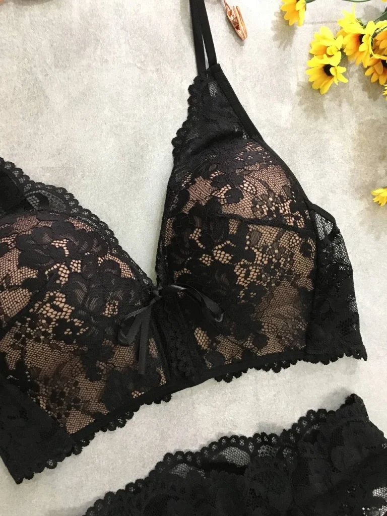 Plunge Lace Lingerie Set · view 9
