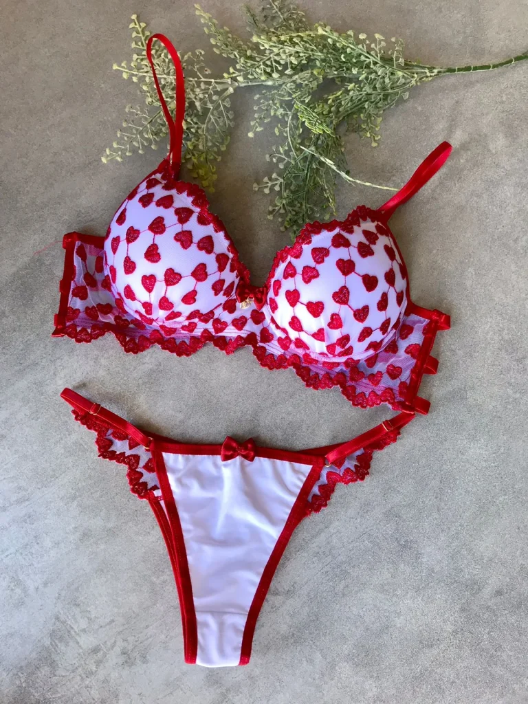 Embroidered Tulle Lingerie Set · view 6