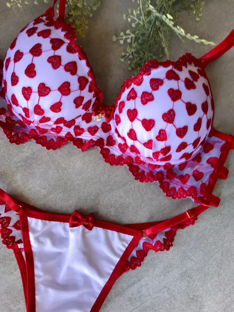 Embroidered Tulle Lingerie Set · view 7