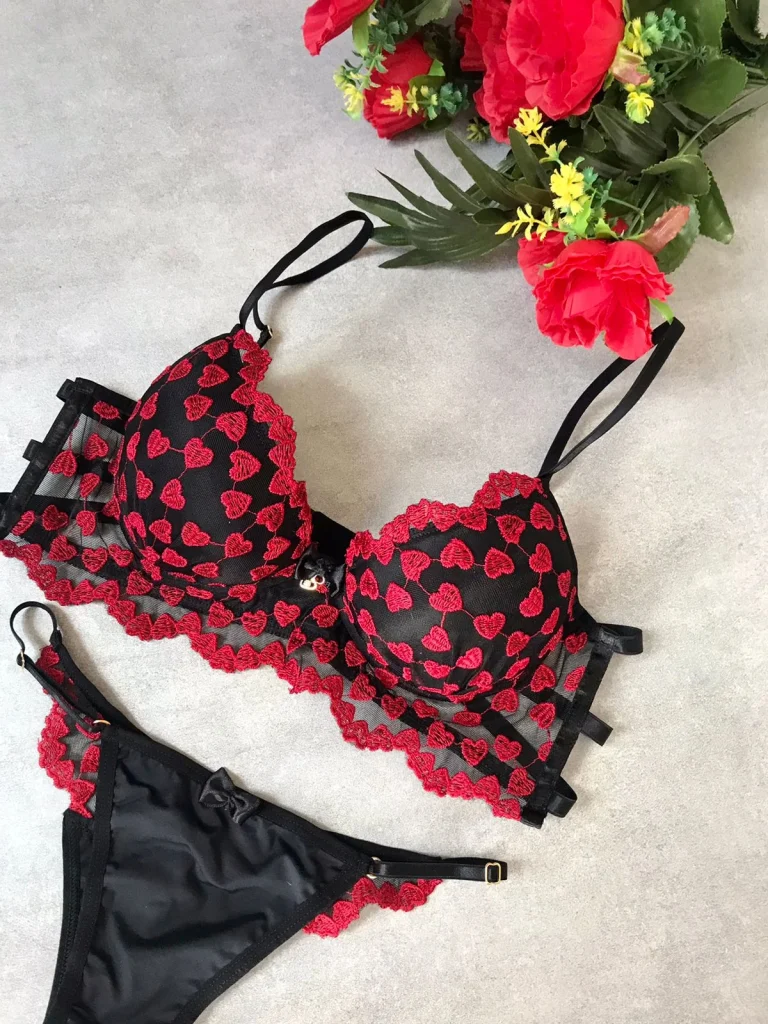 Embroidered Tulle Lingerie Set · view 11