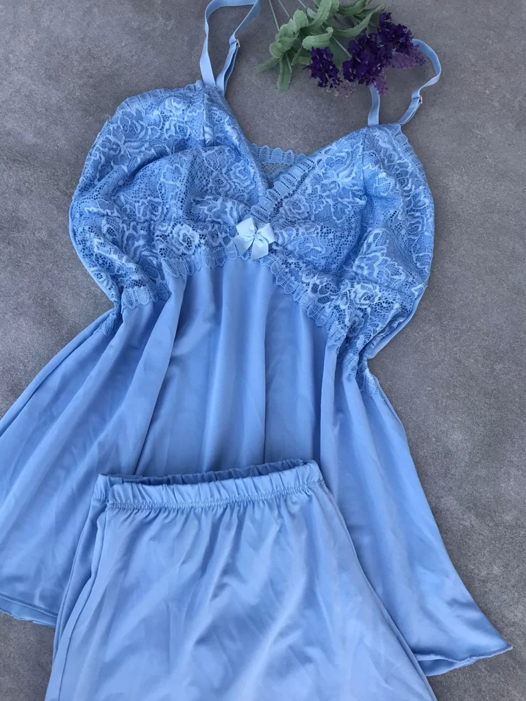 Lace-trim Liganete Sleep Set · view 5