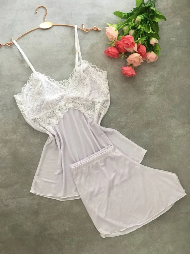 Lace-trim Liganete Sleep Set · view 6
