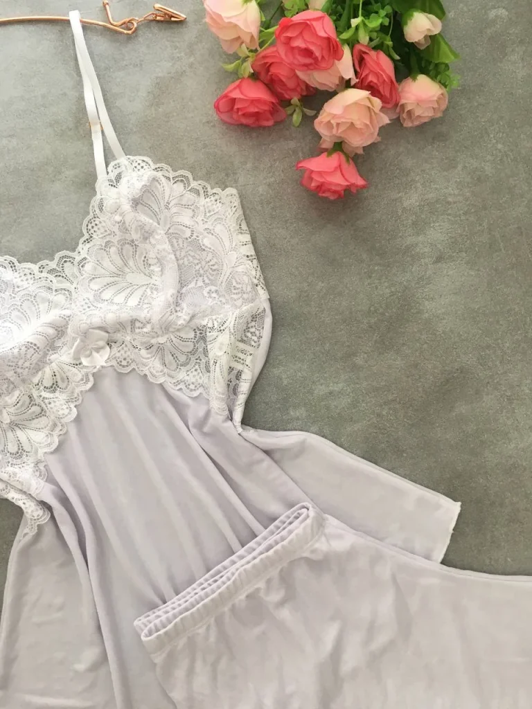 Lace-trim Liganete Sleep Set · view 7