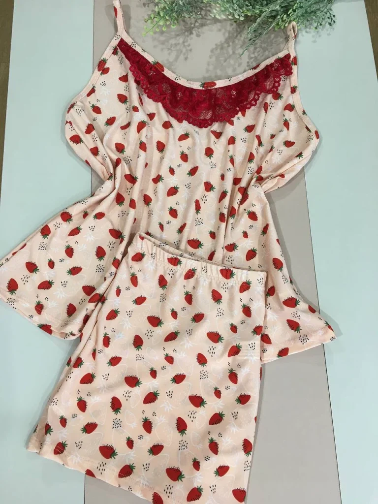 Lace-trim Liganete Sleep Set · view 8