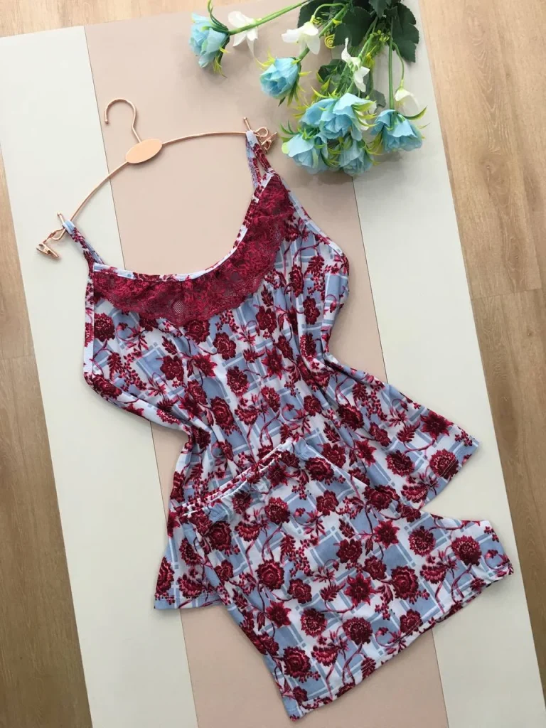 Lace-trim Liganete Sleep Set · view 12
