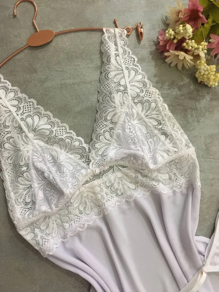Lace-trim Liganete Chemise Set · view 5