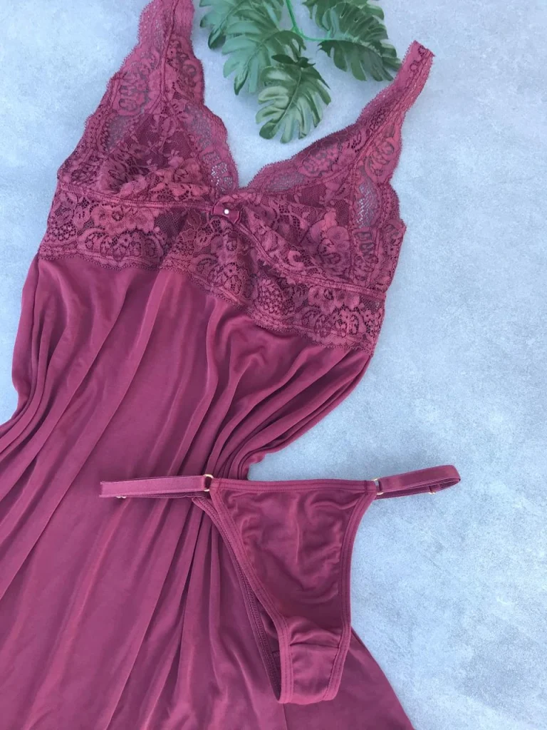 Lace-trim Liganete Chemise Set · view 12