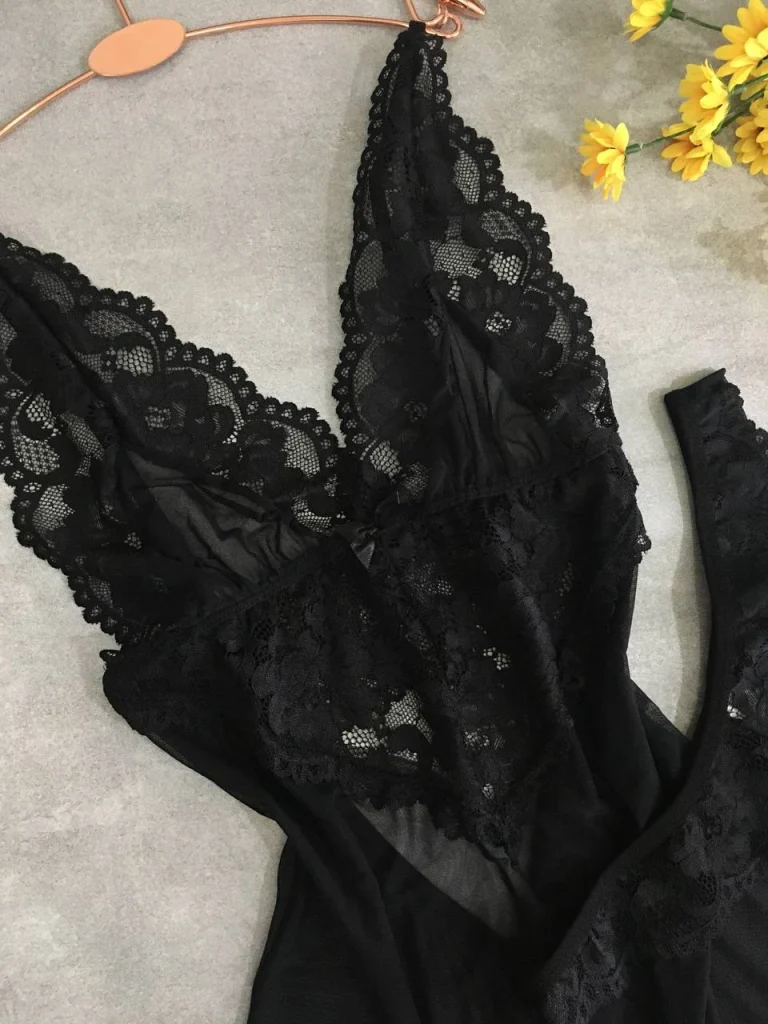 Sheer Tulle Chemise Set · view 5