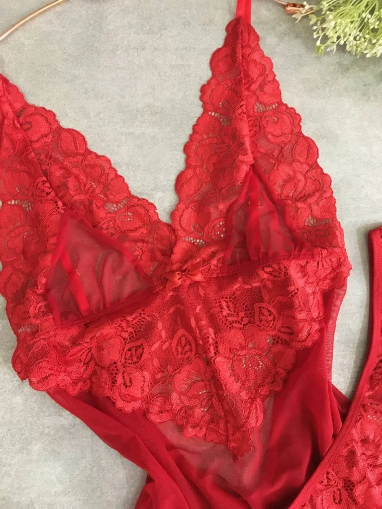 Sheer Tulle Chemise Set · view 7