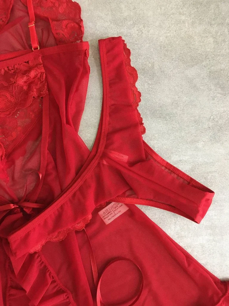 Sheer Tulle Chemise Set · view 9