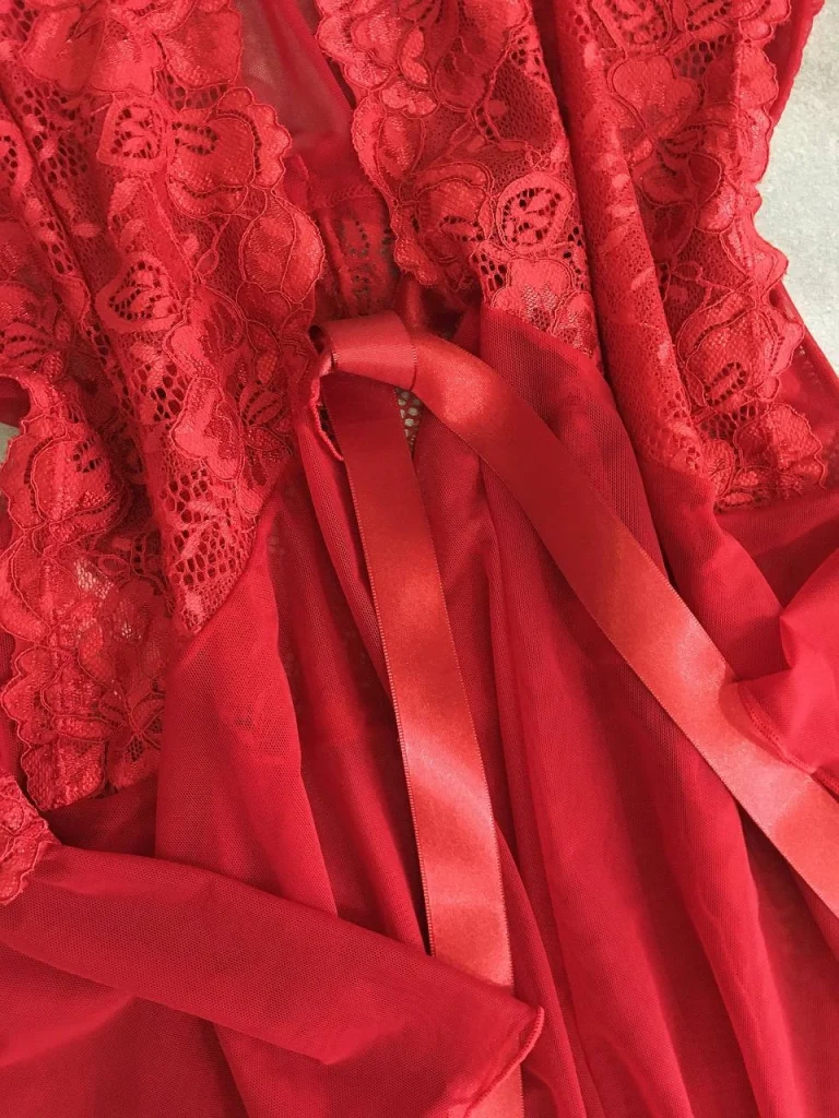 Tulle and Lace Tie Robe · view 10