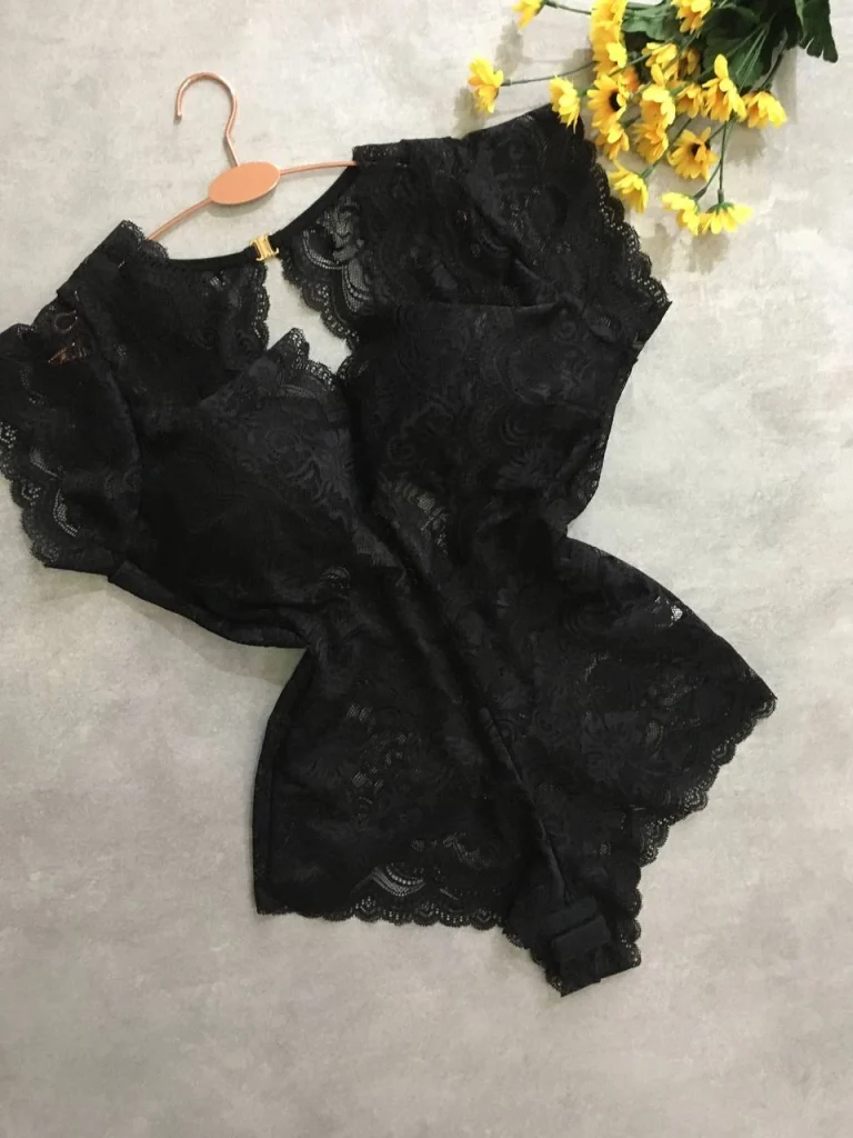 Padded Lace Bodysuit · view 3