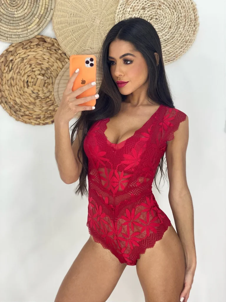 Padded Lace Bodysuit · view 7