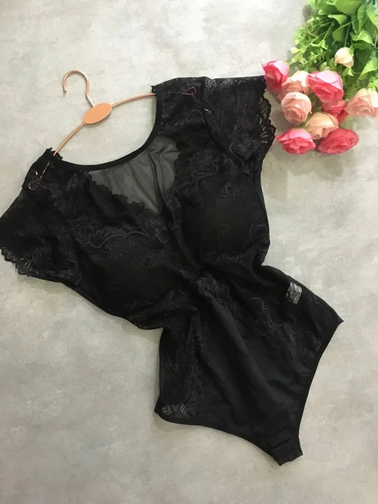 Removable-pad Microfibre Bodysuit · view 3
