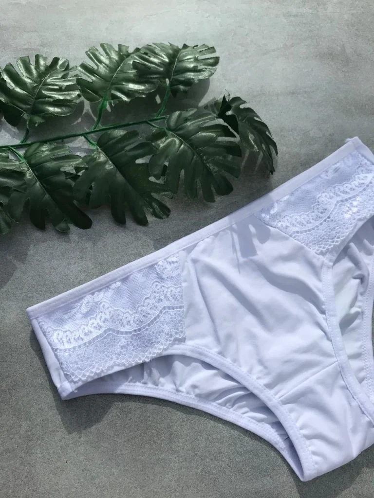 Lace-detail Microfibre Briefs · view 3